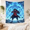 Naruto Wall Tapestry Rustic Farmhouse Designed for Reading Corner Balcony Bedroom Indoor Tasseled Design Gift for Friends Family