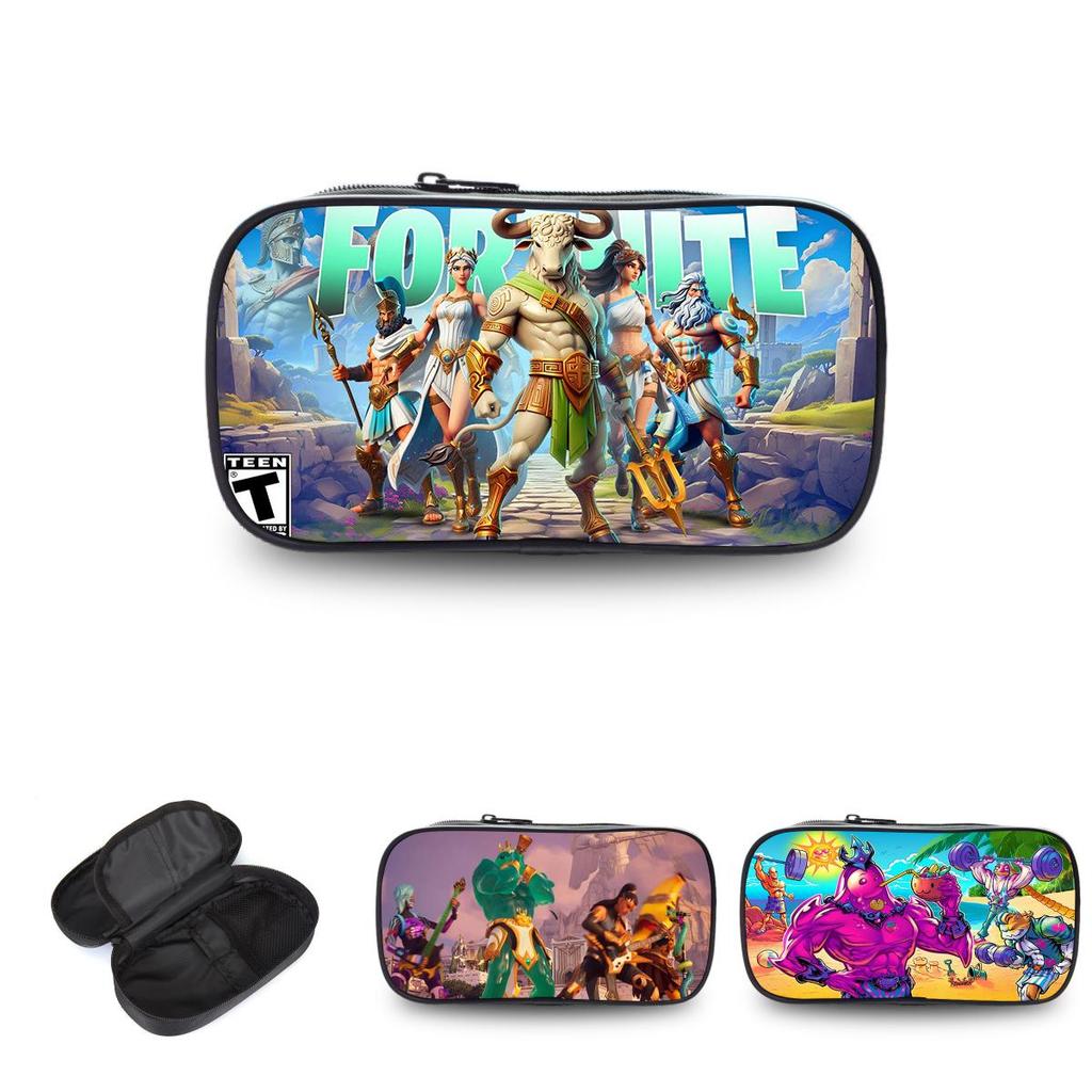 Вместительный пенал для студентов по мотивам Fortnite Глава 2 Сезон 5, повседневный стиль, для всех полов