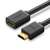 Кабель-адаптер Ugreen HD107 HDMI (папа) - HDMI (мама) 4K 0.5м - Черный