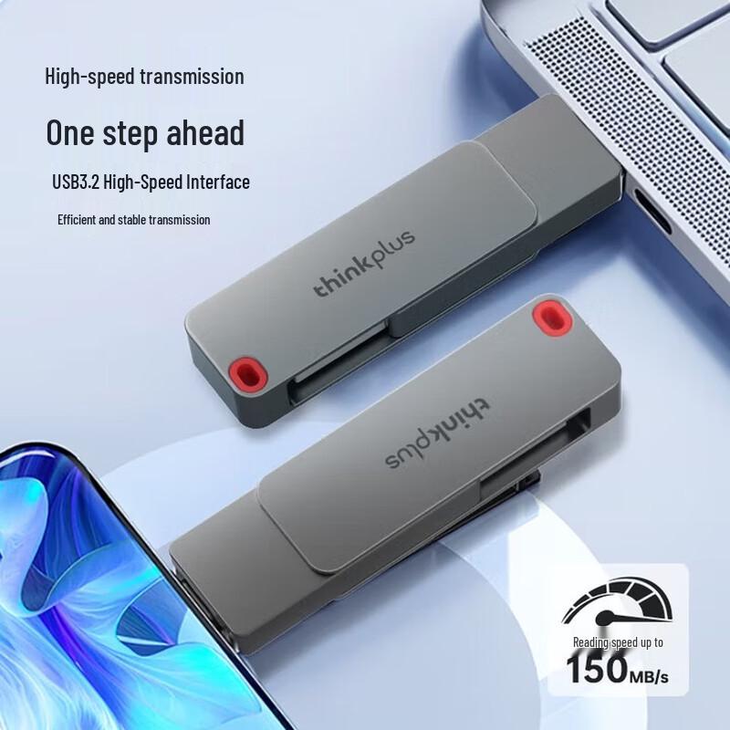 Lenovo USB-накопитель ThinkPlus TPU301 с двойным интерфейсом