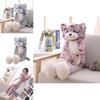 Adorable Large Cat Plush Toy Soft Cute Stuffed Doll Perfect For Christmas Gift