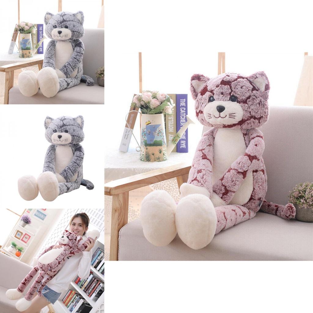Adorable Large Cat Plush Toy Soft Cute Stuffed Doll Perfect For Christmas Gift