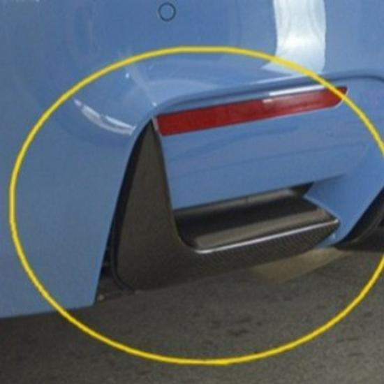 MP Style Carbon Fiber Rear Lip Corners for M3/M4 F80/F82/F83 Body Kit