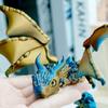 3D-печатная фигурка дракона Гибкая модель крылатого дракона Сочлененная игрушка-дракон Настольный декор