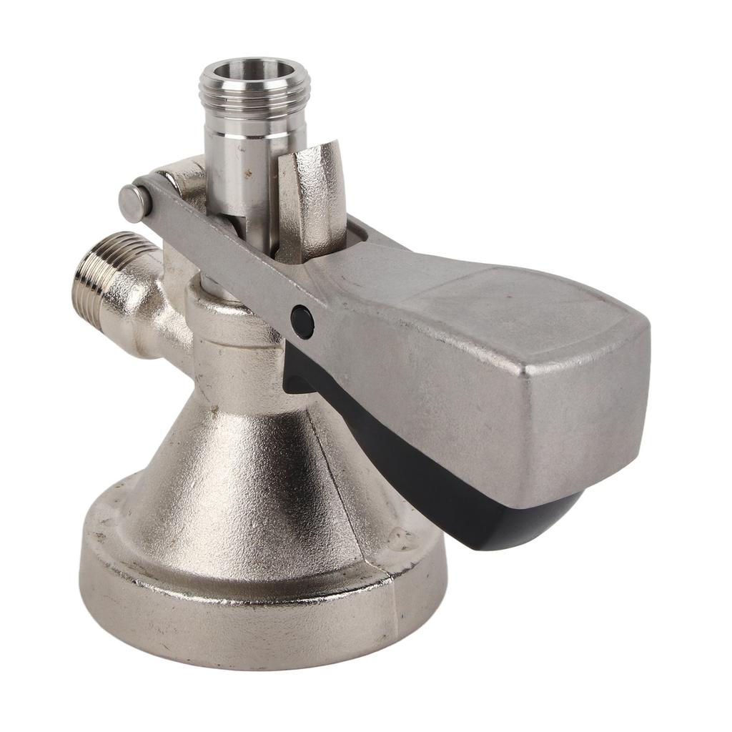 G System Keg Coupler Stainless Steel Probe Brass G Type Home Brewin Beer Keg Tap Dispenser