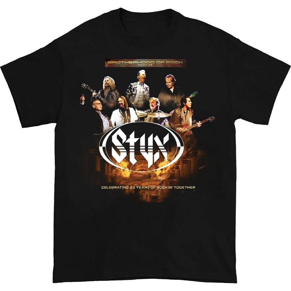 Styx Band Tour 2025 Short Sleeve S to 2XL Unisex Unisex T-Shirt