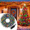8 Modes 20M 30M LED String Lights 24V Outdoor Christmas Fairy Lights Garland for Wedding Garden Party Holiday Decoration