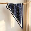 Japanese and Korean atmosphere, big triangular silk scarf, female cashew nut silk scarf, versatile decorative headscarf, multi-purpose fart curtain l