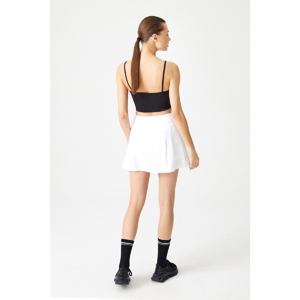 White 2 Layer Tennis Skirt - Shorts Skirt - Sports Skirt Tennis Skirt