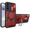 Protective Case - BOOLING - for Samsung Galaxy S24 Plus - Red - Shockproof - With Ring Stand