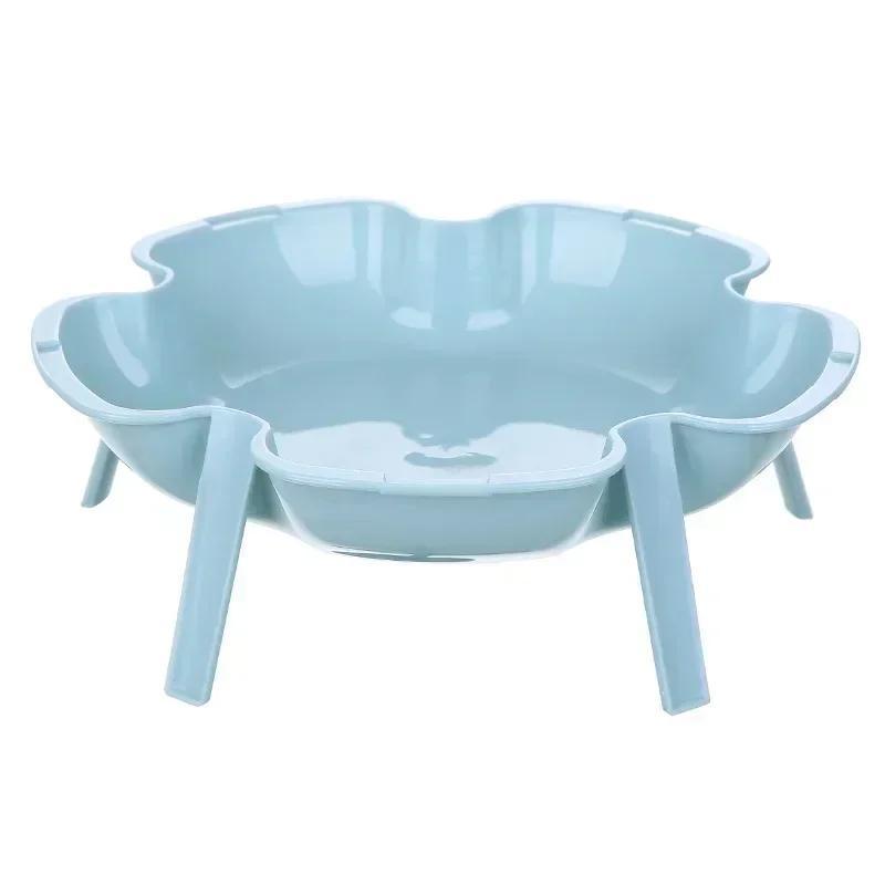 Multiple Color Friut Vegetable Storage Rack Convenience Superimposed Flower Plate Side Dish Tableware Kitchen Accessories Tool