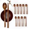 [Woodpecker] Lacquered Spoon Set, Wooden Spoon, Magnolia Lacquered Spoon Set of 10, 1 Piece, Korean Popular Tableware