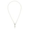 VIVIENNE WESTWOOD Ожерелья Мужские Серебро/Белый 63010112-02P226-CN