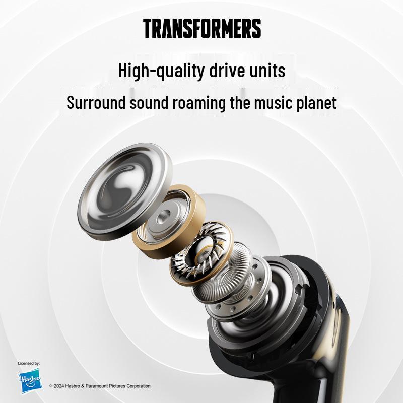 Игровые наушники Transformers T31 Bumblebee Bluetooth 5.4 с шумоподавлением