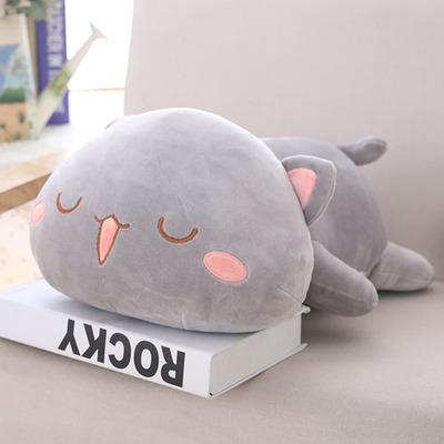 New Arrive 30/50/65cm Soft Cat Plush Toys Big Hugging Pillow Cute Raccoon Dolls Stuffed Animal For Boys Girls Gift