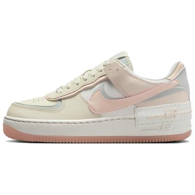 Air Force 1 Shadow Coconut Milk Crimson Tint Женские кроссовки Кремовый Светло-Серебряный Парус DZ1847-105