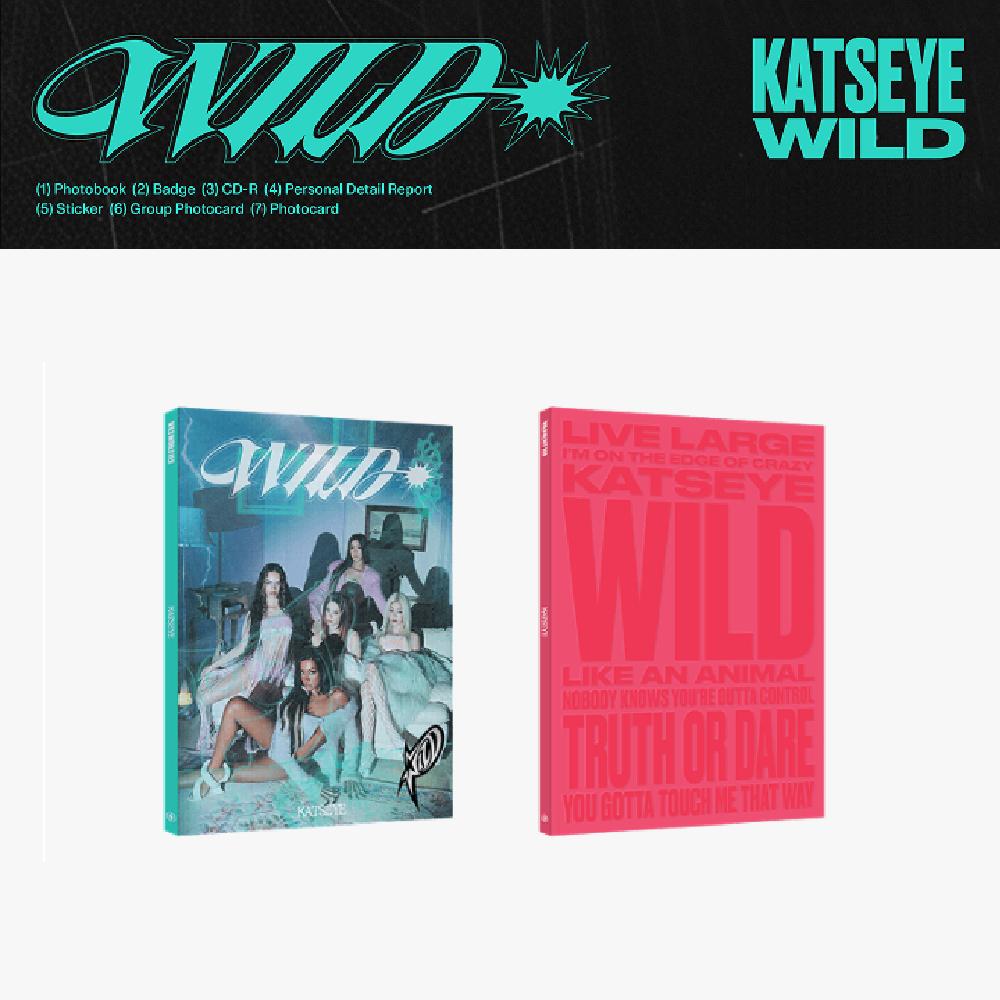 Pre-order KATSEYE WILD Album Standard ver. & Weverse POB