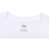 Levi's T-Shirts Men's White Crew Neck Moderate Straight Fit A0107-0000