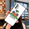 Чехол Гаити Гаитянский флаг для Samsung Galaxy A14 A34 A54 A52S A12 A22 A32 A52 A72 A13 A33 A53 A73 A31 A51 A71