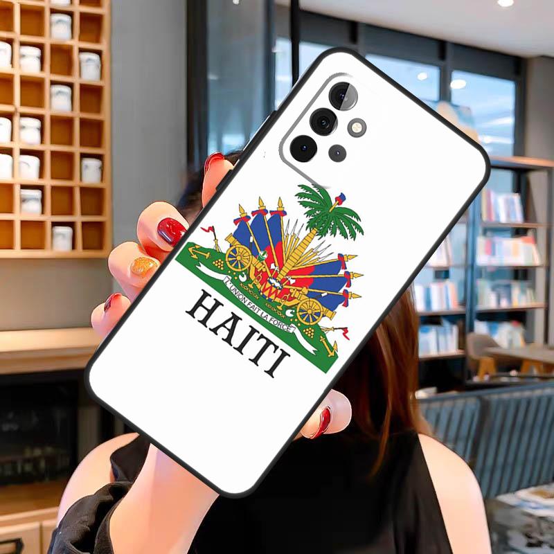 Чехол Гаити Гаитянский флаг для Samsung Galaxy A14 A34 A54 A52S A12 A22 A32 A52 A72 A13 A33 A53 A73 A31 A51 A71