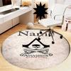 Custom Name Assassin's Creed Printed Round Rug Carpet Chair Rug Area Rug Entryway Doormats,for Office Chair Living Room Bedroom Kitchen Room.
