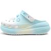 Crush Clog EVA Spring/Summer Collection Graffiti Decorative Buckle Simple Hole Shoes Unisex Same Blue Language Star Sea