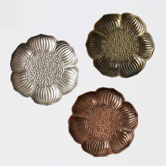 Подставка под чашку Yousheng, нескользящая, с хорошей изоляцией, в форме лотоса, из сплава, для декора стола, для ежедневного использования