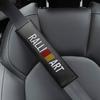 wzvc4 2PCS Carbon Fiber Seat Belt Cover Comfortable Car Shoulder Protector Interior Accessories For Mitsubishi Ralliart L200 Outlander