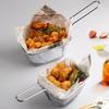 French Fry Serving Basket Mini Chips Deep Fry Baskets Stainless Steel Food Presentation Strainer Ergonomic Grip Fryer Accessory