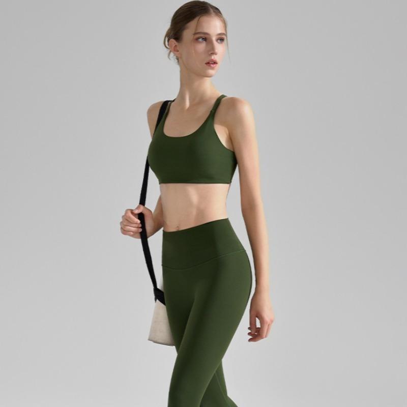 Спортивный бюстгальтер на тонких бретелях, с цветными блоками, с перекрещенной спинкой, короткое фитнес-белье, ударопрочный жилет для йоги