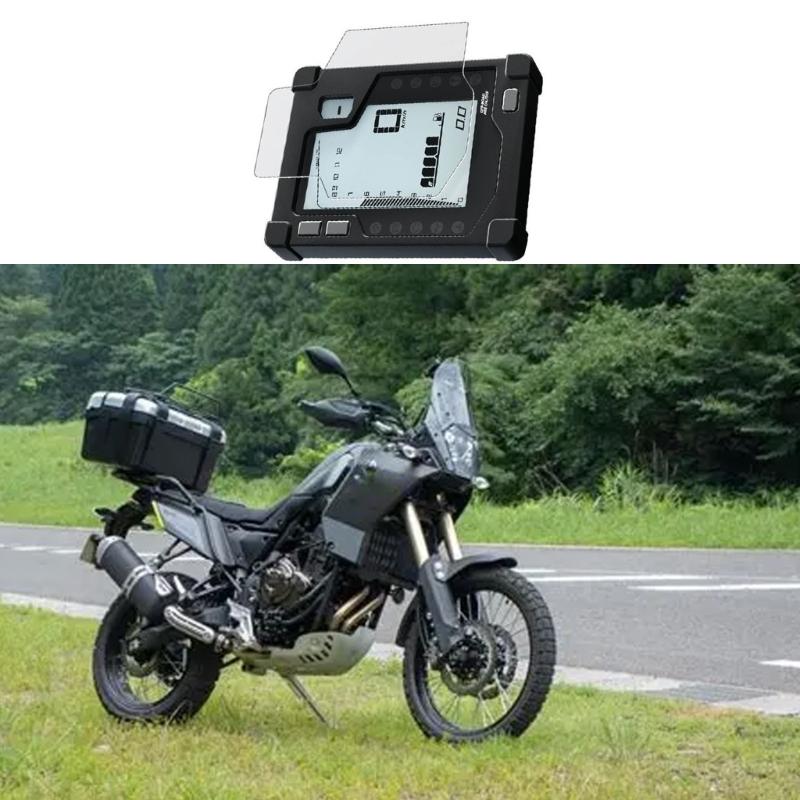 Transparent Scratchproof Instrument Film Cluster Dashboard Screen Film for Tenere 700 19-21 Dashboard Screen Protector