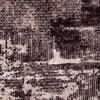 Marsa Rug Runner Black 100 x 100 cm Polyester and PVC
