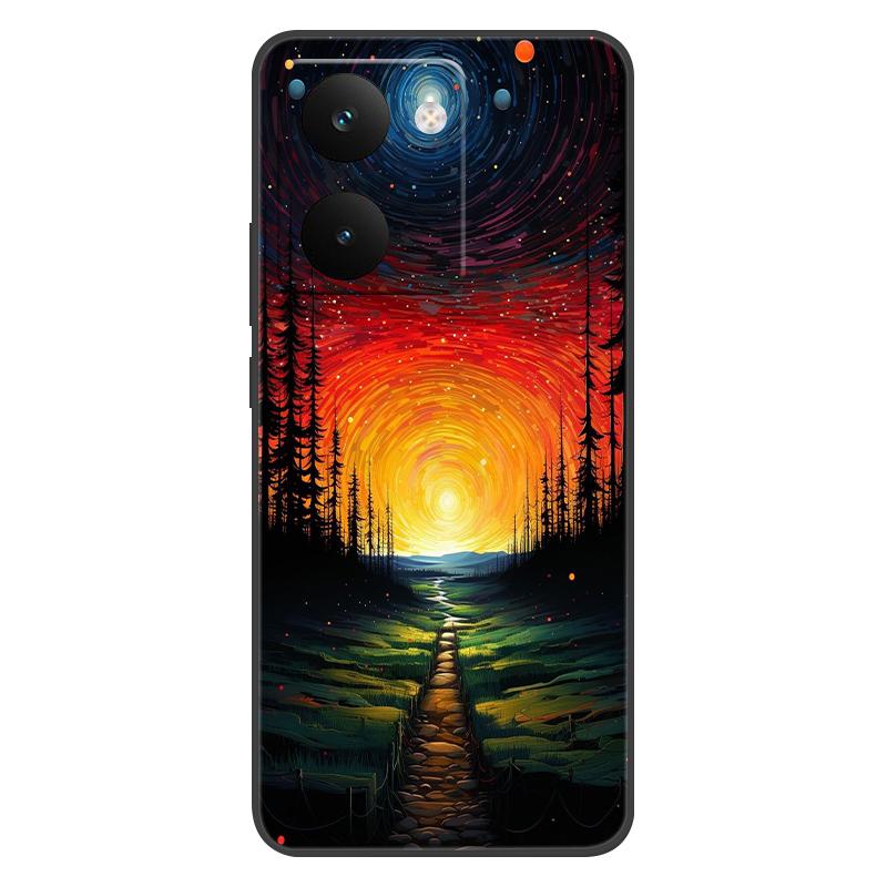 For Oppo Realme P3 Ultra 5G Case Ultra-light Texture Silicone Soft Shell Brand New Style Cool Scenery Cute Little Animals Case