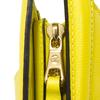 Б/у 12768 Le Pliage Heritage 1117813 020 7922 Телячья кожа 2-сторонняя сумка через плечо с логотипом, Желтая, Женская из Японии
