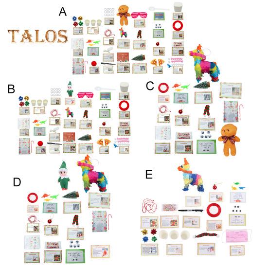 Рождественский комплект эльфа 2024 года 12/24 дня рождественских развлечений для эльфа реквизит обратный отсчет Рождества подарочная коробка для детей и семьи