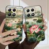 Корабль и Красный Лотос Для Xiaomi Poco X7 M7 Pro 5G M5 X4Pro 4 M6 4G C65 C75 F6 F5 X6 5 7 X5 F7 Ultra M5S M4Pro 5G мягкий чехол для телефона