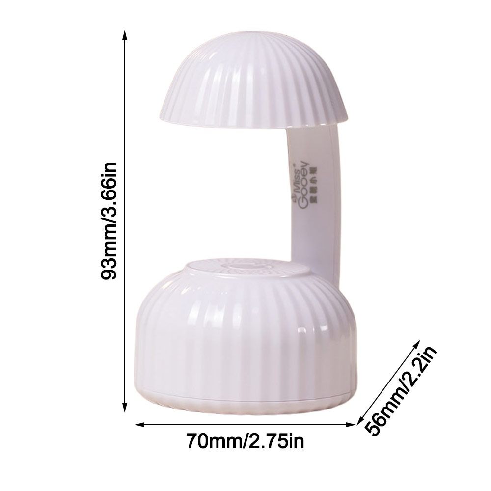 Новая Мини УФ LED Лампа для Ногтей с 6 Светодиодами, Форма Гриба, Зарядка Type-C, Сушилка для Ногтей, Портативная Маникюрная Лампа, Инструменты для Нейл-арта