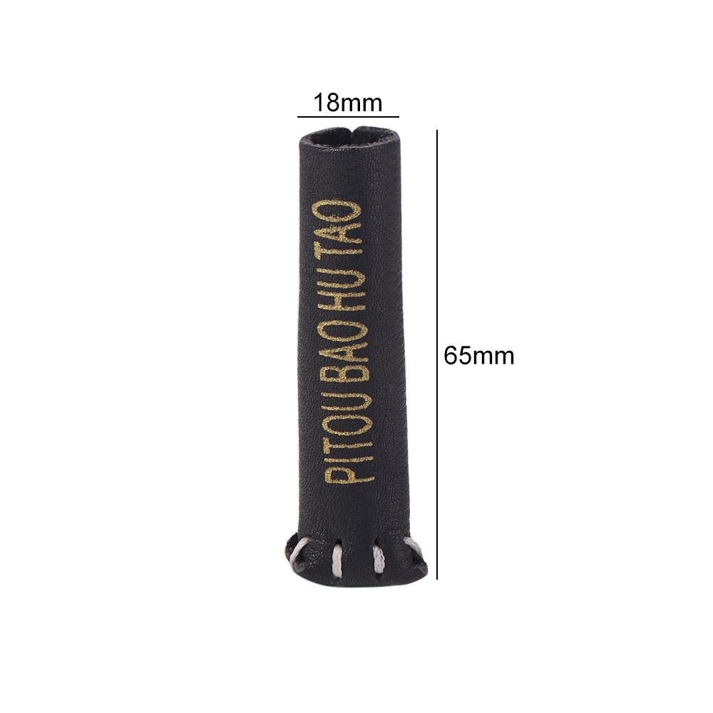 Dustproof Snooker Cue Protective Leather Billiard Tip Protector Cue Head Cover Sports Supplies
