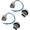 90075-60028 2 Set Turn Signal Socket and Pigtail Connector, Trun Signal Light Socket with 2 Wire Pigtail Fits for Toyota 4Runner 2003-2005,