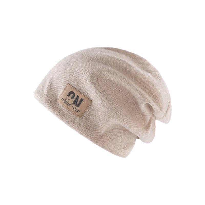 Women's Slouchy Beanie Winter Warm Knit Hat Face-Slimming Cold Weather Cap Windproof Ear Cover Black