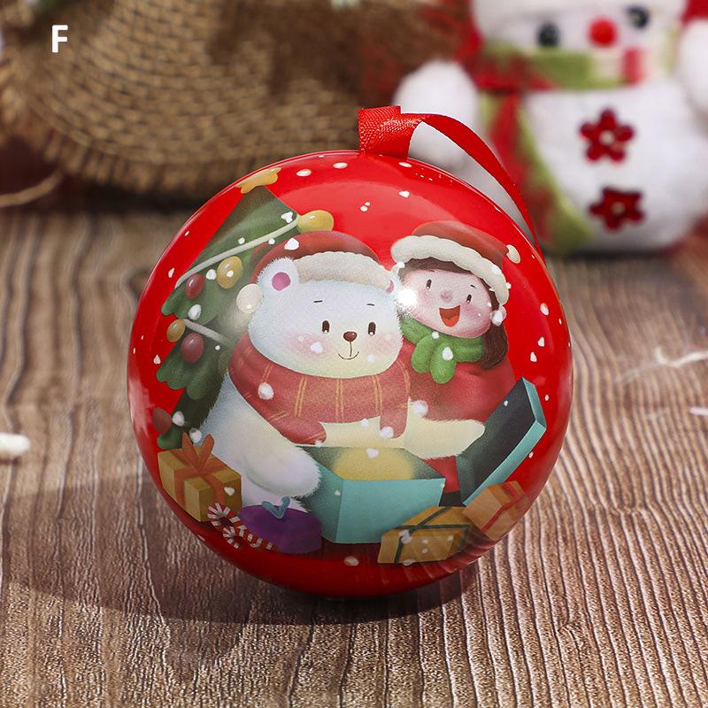 Creative Christmas Candy Storage Box Tin Metal Sealed Jar Packing Boxes Tinplate Cookie Candy Storage Christmas Party Supplies