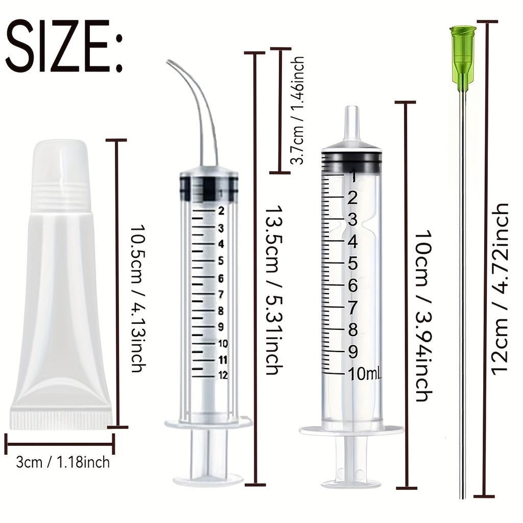 7PCS 15ML Lip Gloss Tube Cute Makeup Tube Empty for Women Female Cosmetics, Cleaning Supplies, Lubricants DIY Extractor