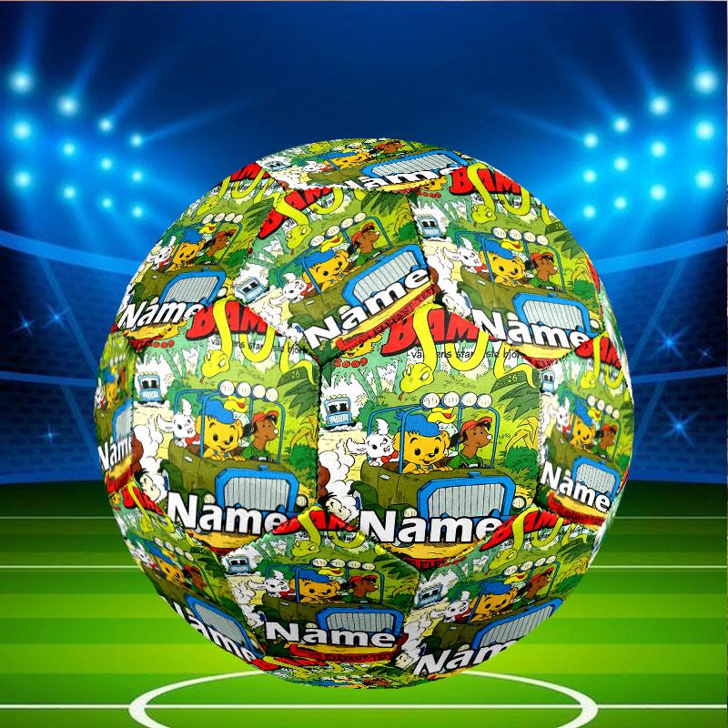 Custom Name Personalized Bamse Print Size 5 Soccer Ball Training & Match Football, for Team, Kicking, Gift for Football Enthusiasts
