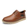 МодаБизнес Мужская Повседневная Кожаная Обувь Мягкая Подошва Мужская Формальная Обувь Противоскользящая Мужская Обувь Джентльмена Удобная Повседневная Обувь для Ходьбы
