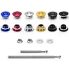 Aluminum Zinc Zinc Alloy Quick Release Fasteners 25mm Mini Size Billet Hood Lock Hood Pins  Racing Car