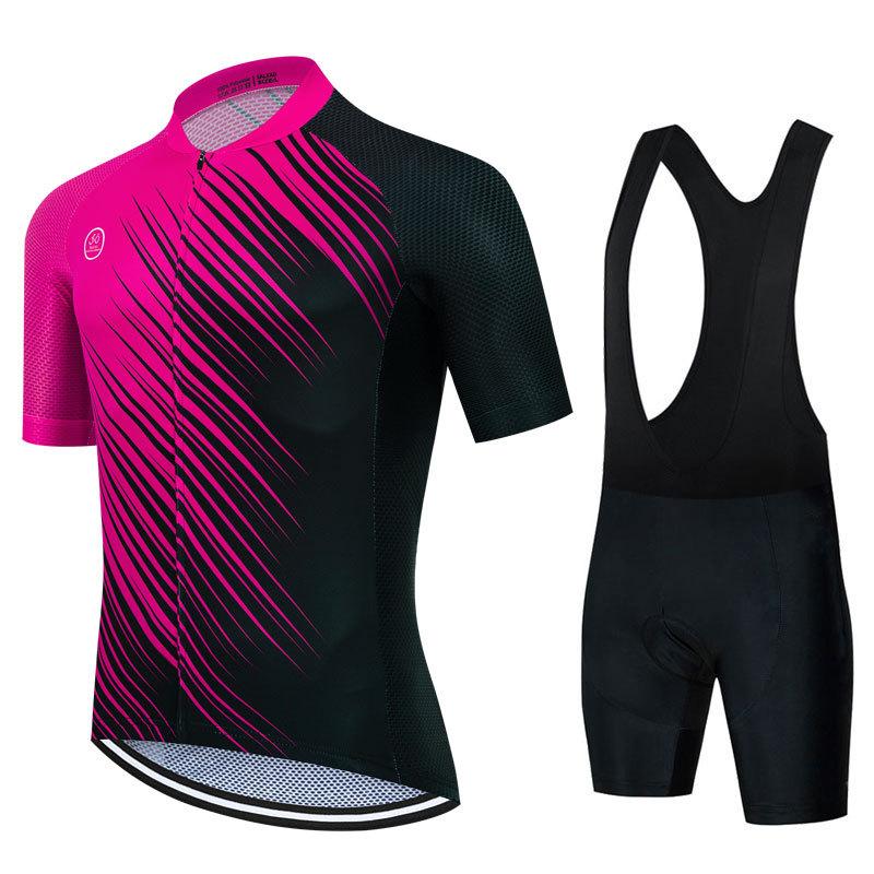 Summer Breathable Cycling Suit, Short-sleeved Mountain Bike Cycling Suit, Outdoor Road Bike Competition Suit