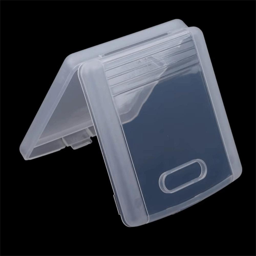Clear Game Card Storage Box Single PP Protective Case Organizer Cartridge Storage Box for Game Gear Collection Display
