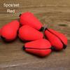 Snap-on Water droplets Indicator Fish Beans Fly Fishing Bobbers Float Oval  Fishing Floats Beads