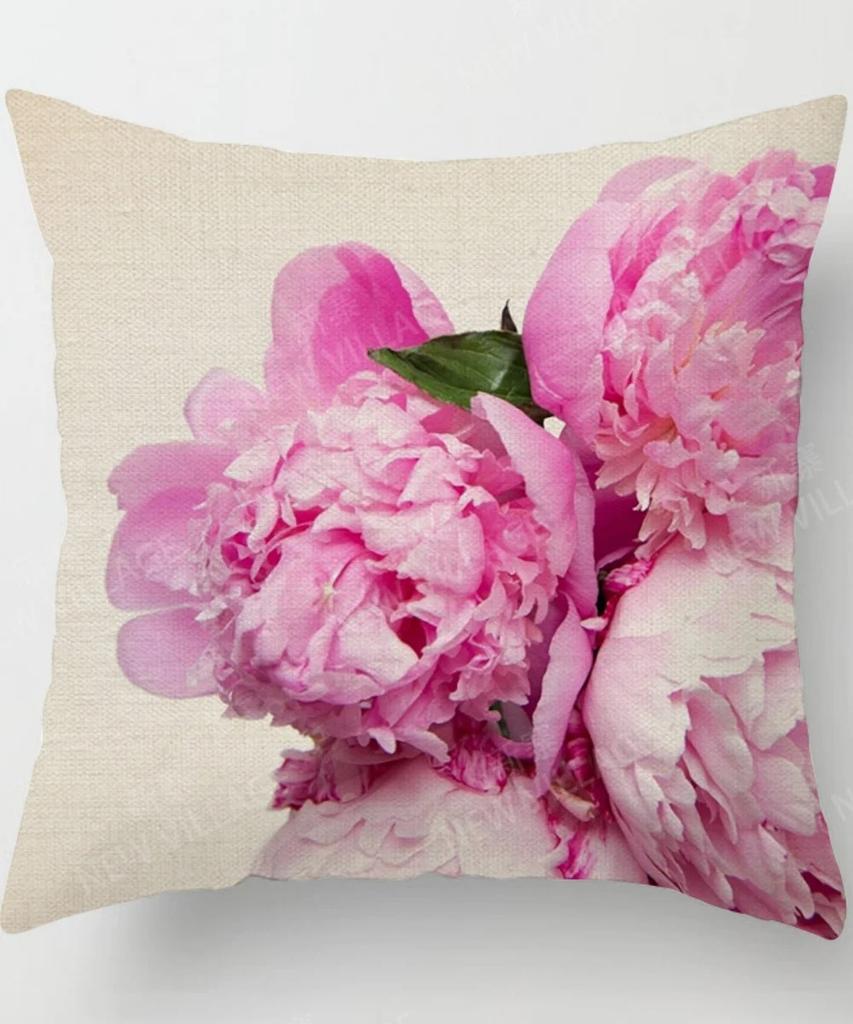 Floral and Colorful Patterned Throw Pillow Covers Pattern Cushion Cover Suitable for Sofa Bedroom Car Pillow Cover
