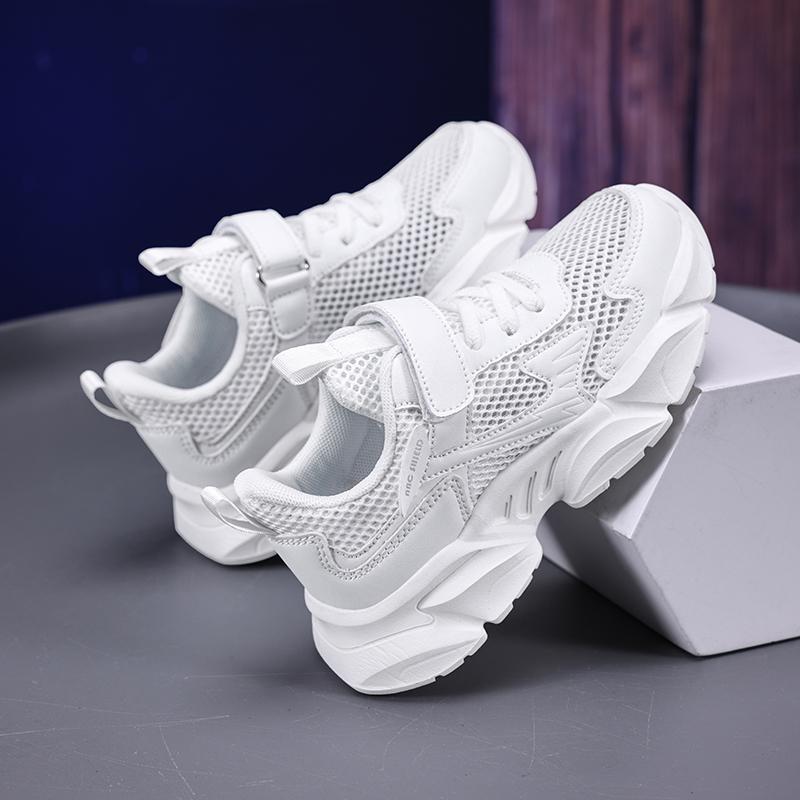 Детская мода Four Seasons Дышащая повседневная обувь для детей Бег Спорт Студенты Девочки Трендовые удобные кроссовки для спортзала